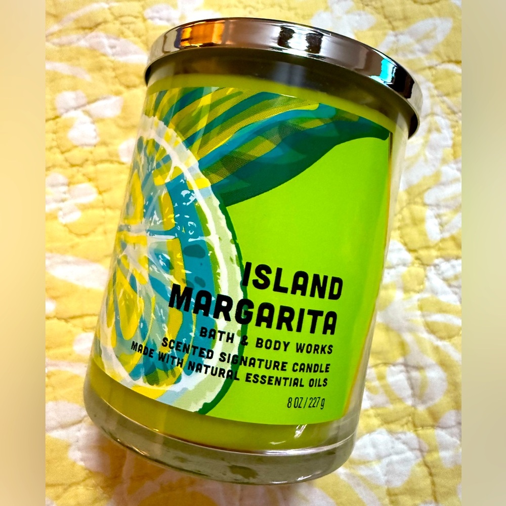 Bath & Body Works Island Margarita Single Wick - New in Box 8oz